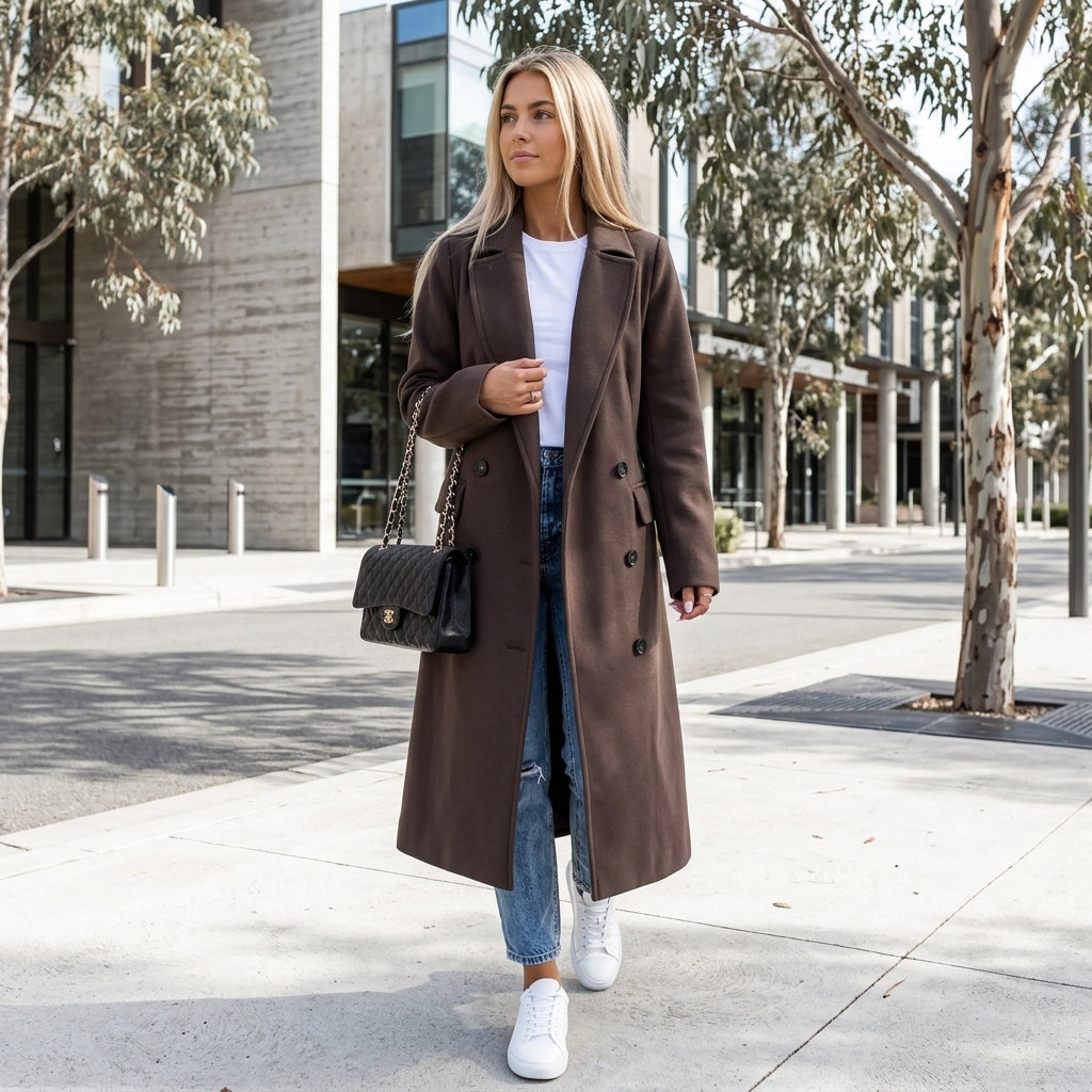 Eloise | Double-Breasted Trench Women's Coat