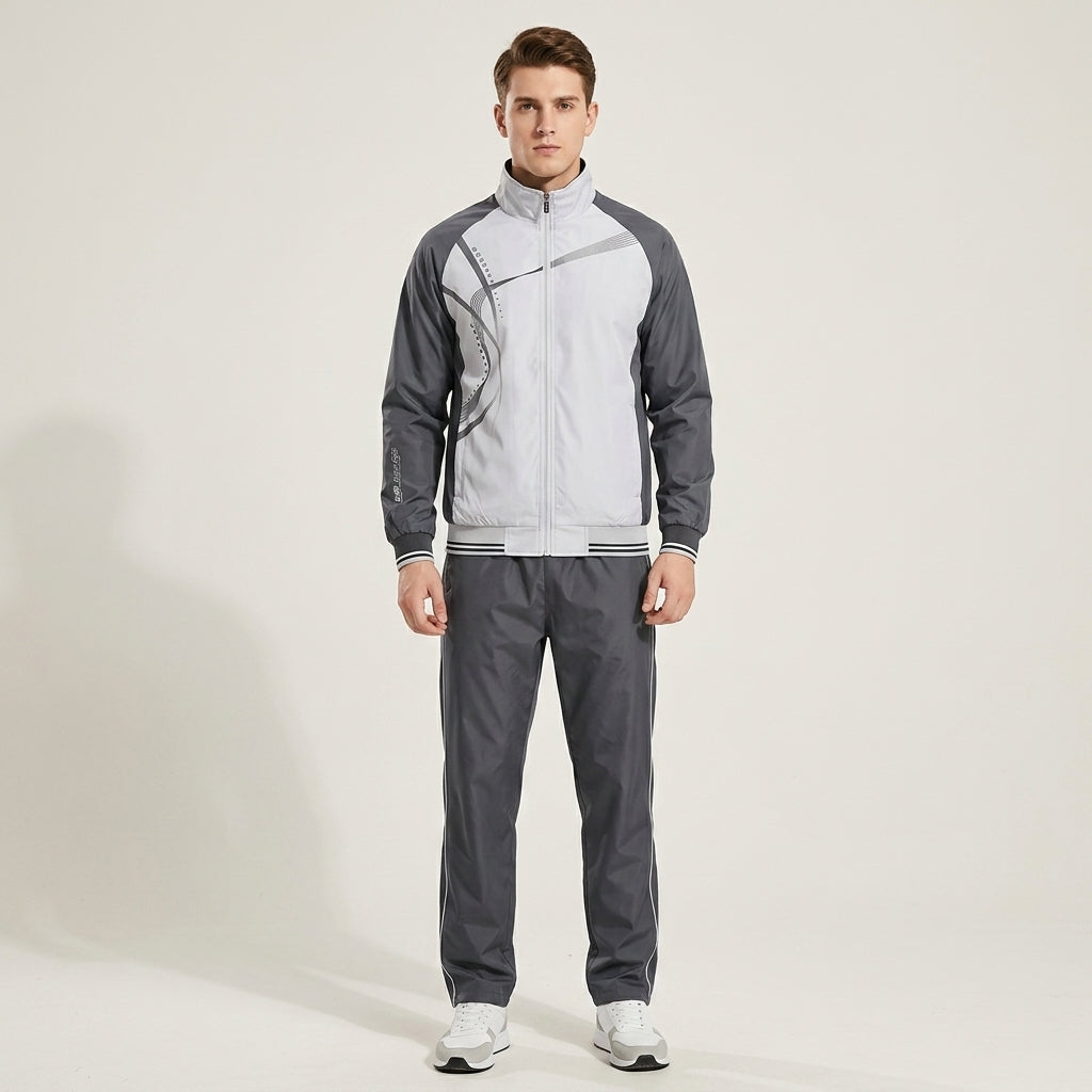 Thomas | Men's Tracksuit – Zip Jacket &amp; Elastic-Waistband Trousers for Sport &amp; Leisure