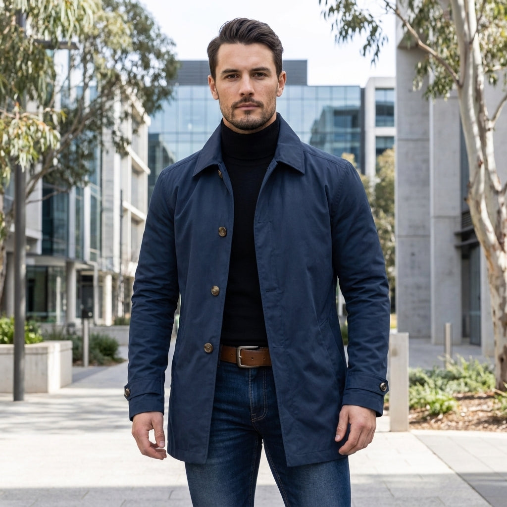 Hudson | Men's Coat with Weather-Resistant Build