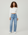 Emma | High-Waist Straight-Leg Jeans