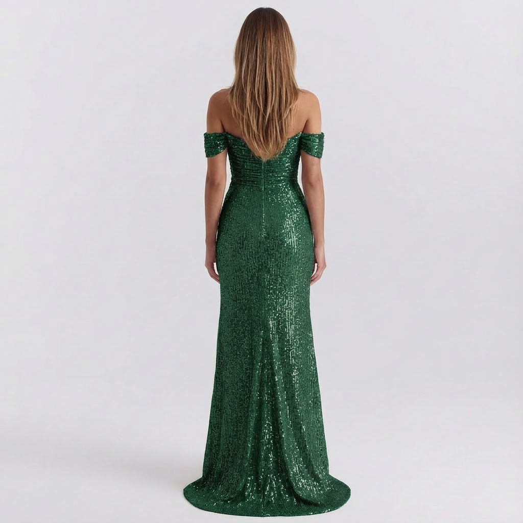 Georgia | Elegant Off-Shoulder Maxi Dress