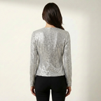 Soreya | Bomber Jacket Women with Dazzling Sequins