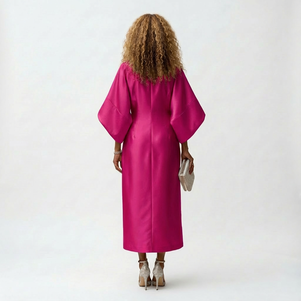 Amelia | Elegantes Maxikleid mit Ärmeln