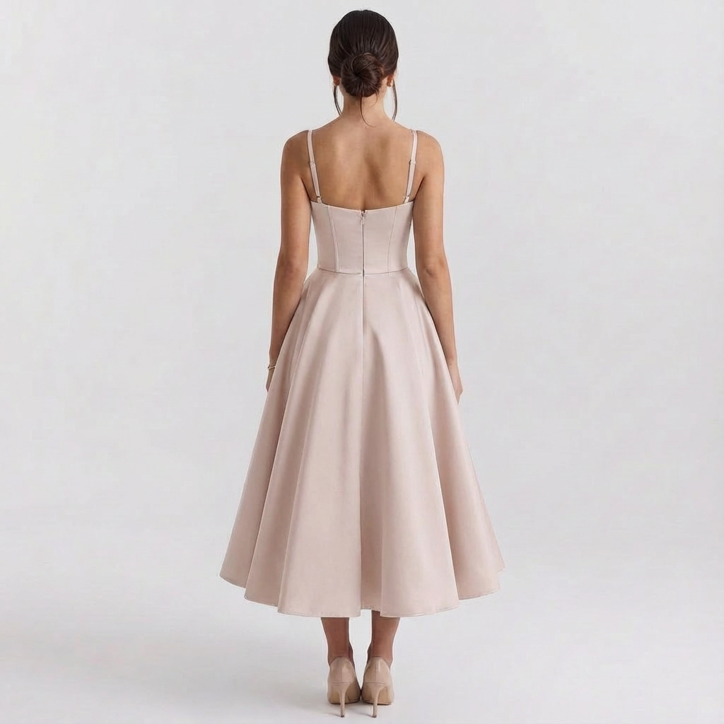 Emily | Sleeveless Midi Dress