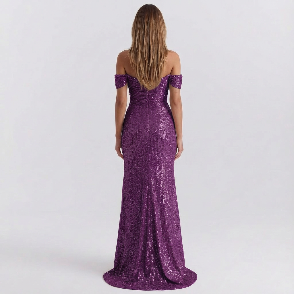 Georgia | Elegant Off-Shoulder Maxi Dress