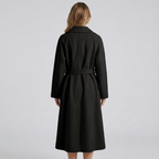 Harriet | Chic Black Trench Coat Women