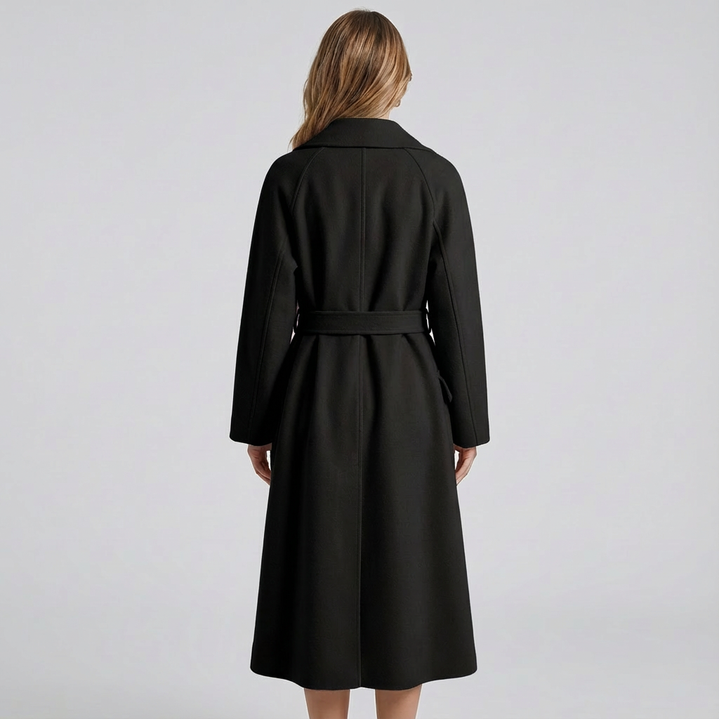 Harriet | Chic Black Trench Coat Women