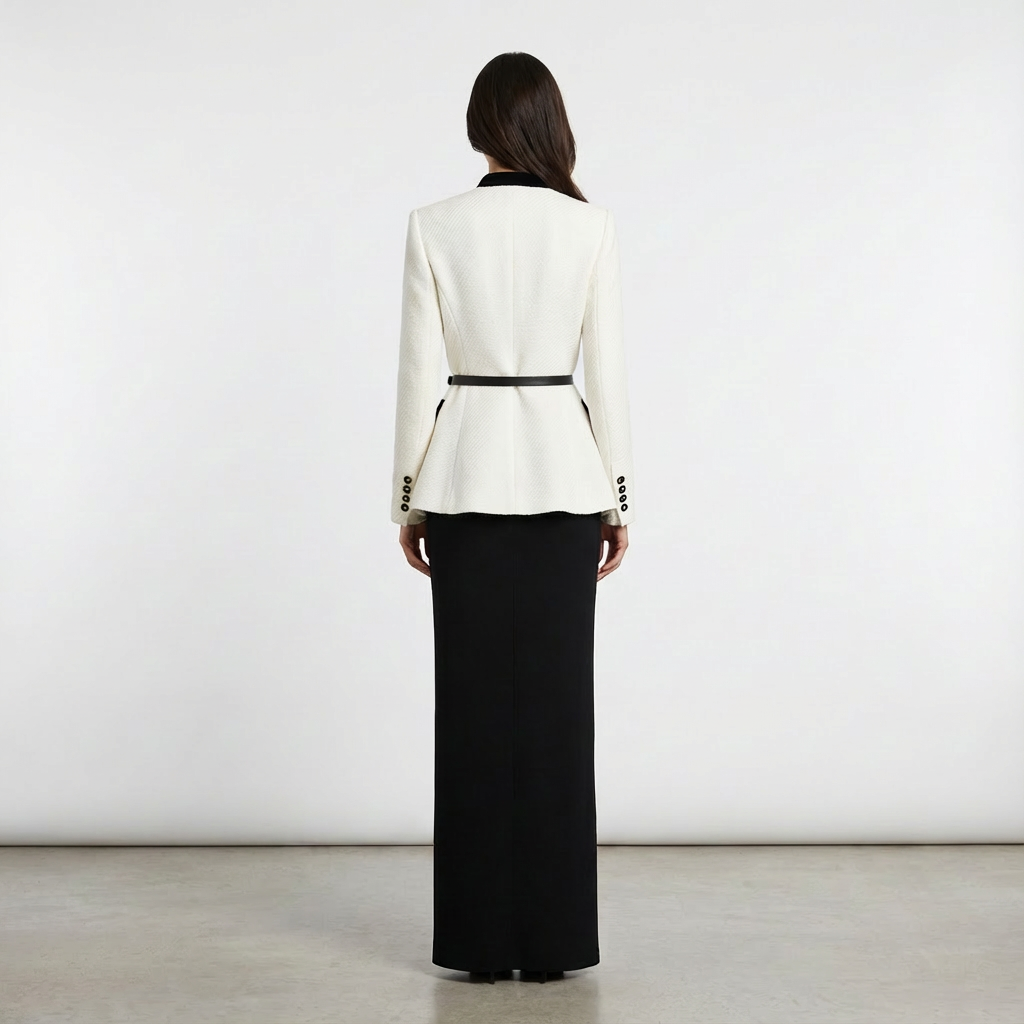 Freya | Maßgeschneiderte Damenblazer mit luxuriösem Samtdetail