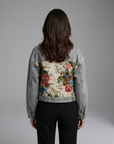 Kirra | Floral Detail Women’s Denim Jacket for Everyday Styling