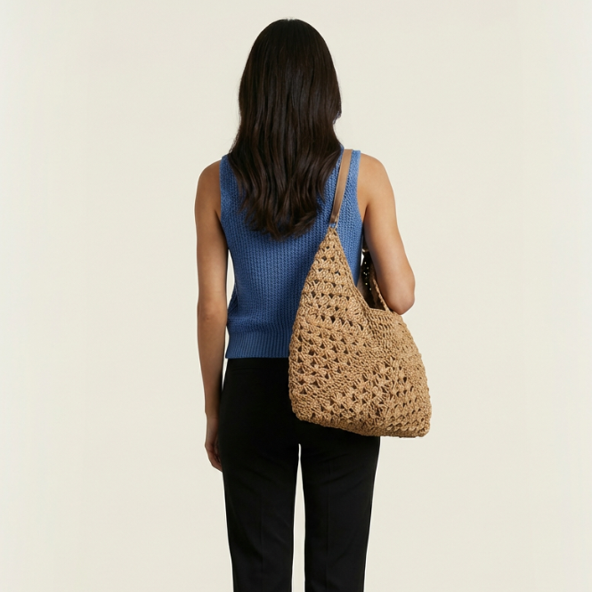 Sophia | Boho Crochet Shoulder Women’s Bag