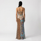 Emma | Maxikleid mit Animal-Print für Damen