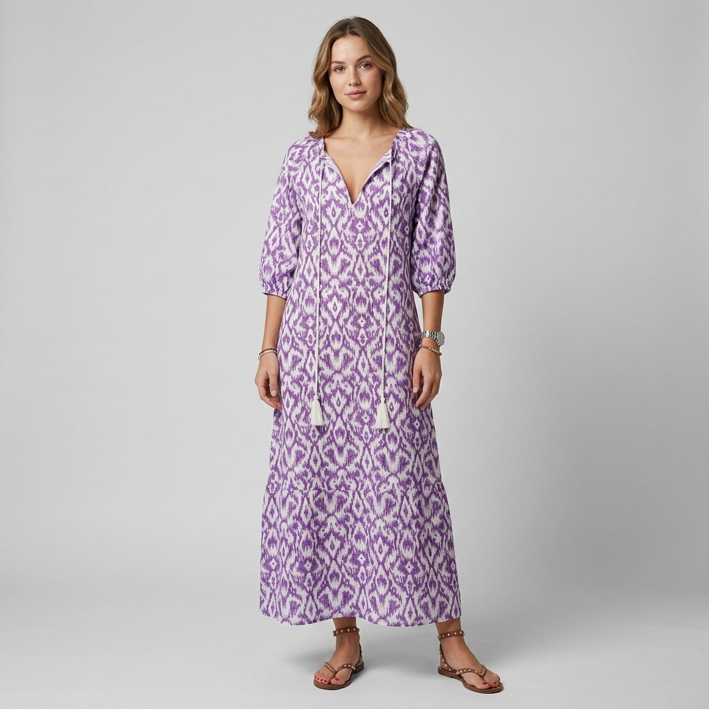 Matilda | Women's Summer Dress with Flattering V-Neck