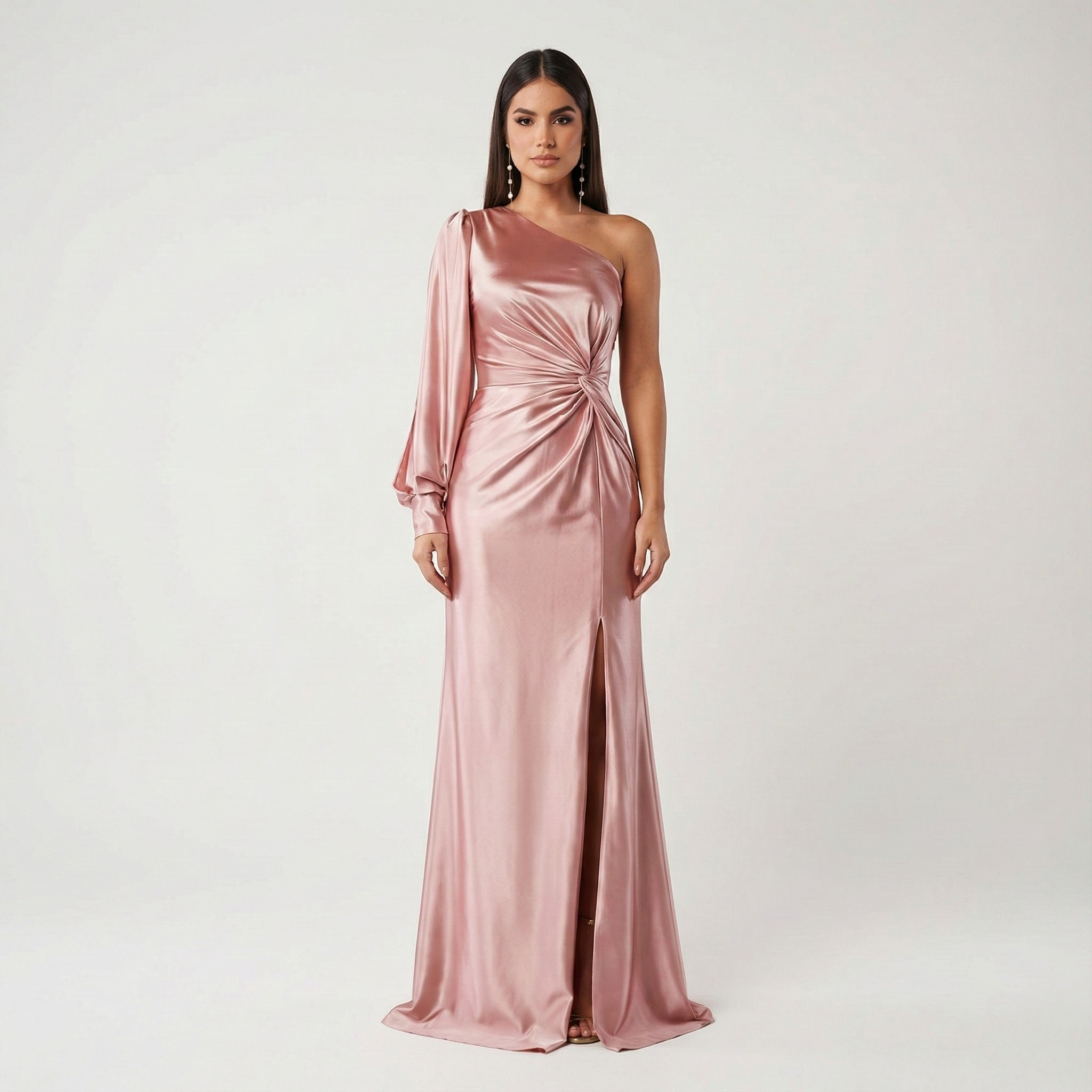 Chloe | Long Sleeve Maxi Dress with Sleeves
