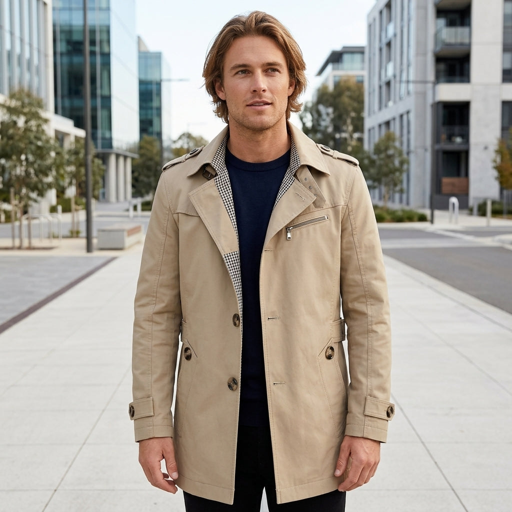Hugo | Men's Coat Classic Trench Style