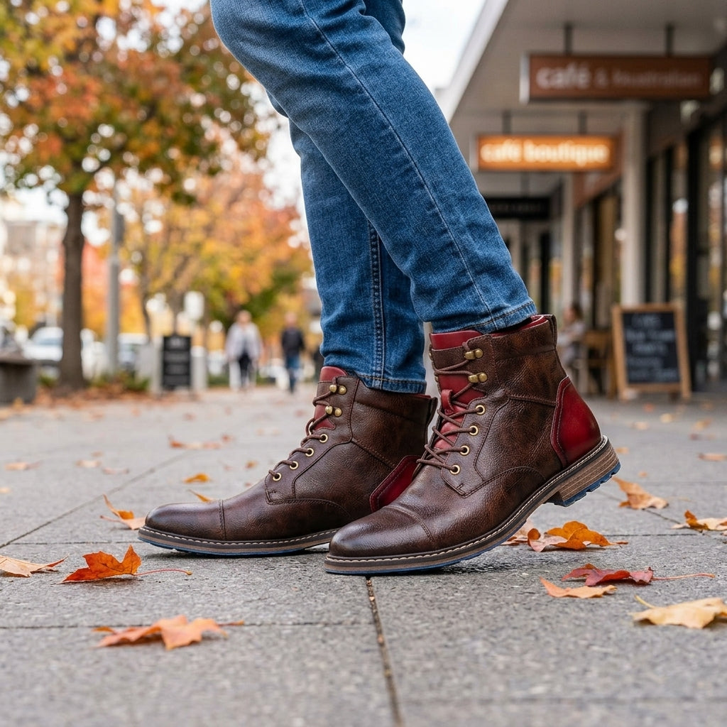 Knox | Rugged Men’s Shoes with Modern Ankle Design