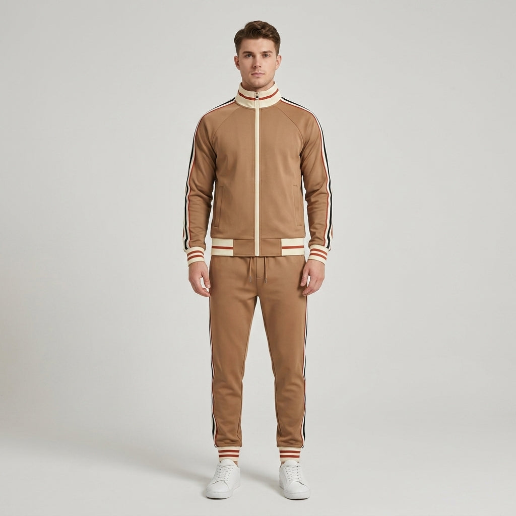 William | Men's Tracksuit – Zip Jacket &amp; Elastic Trousers for Everyday Comfort