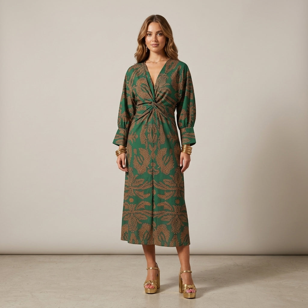 Willow | Flowing A-Line Maxi Wedding Guest Dress