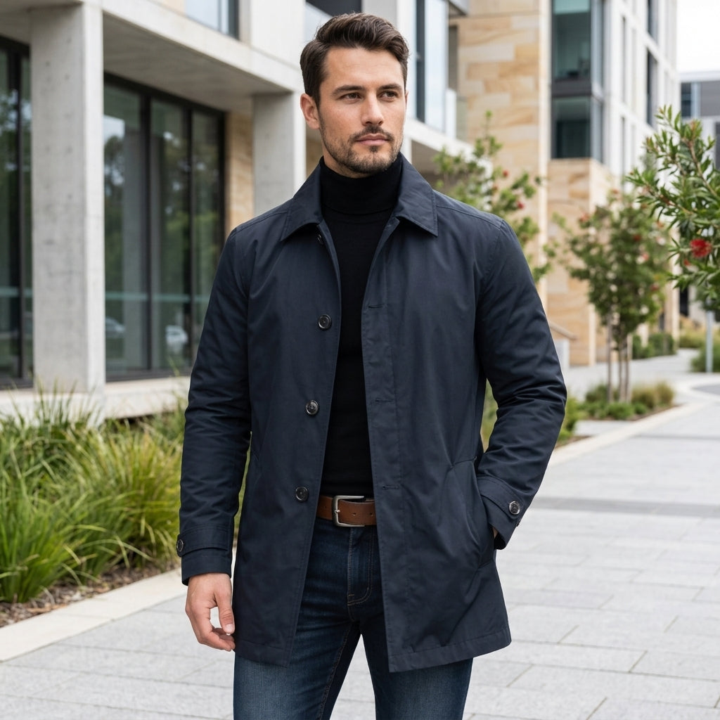 Hudson | Men's Coat with Weather-Resistant Build