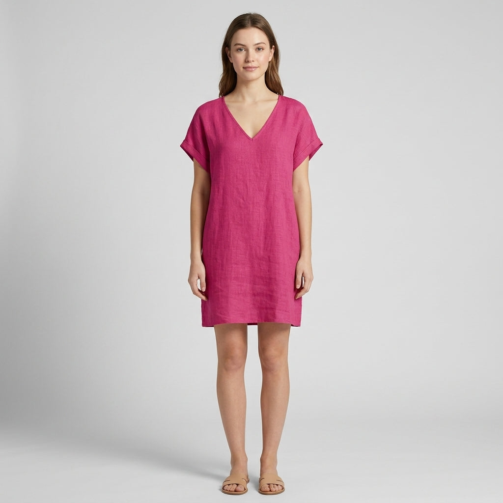 Imogen | Women's Summer Dress in Cotton Linen