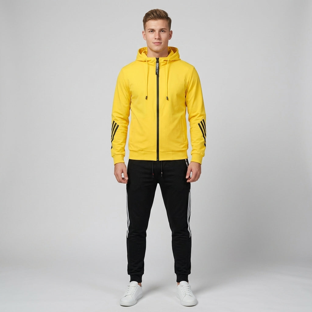 Flynn | Men's Tracksuit – Hooded Jacket &amp; Slim-Fit Joggers for All Activities