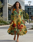 Lottie | Women's Maxi Summer Dress with Floral Print