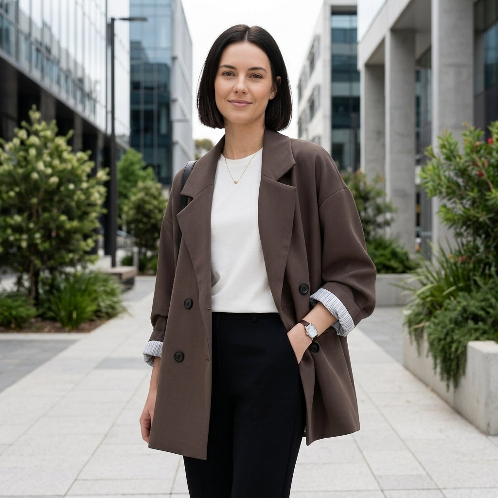 Romy | Oversized Double-Breasted Women's Blazer