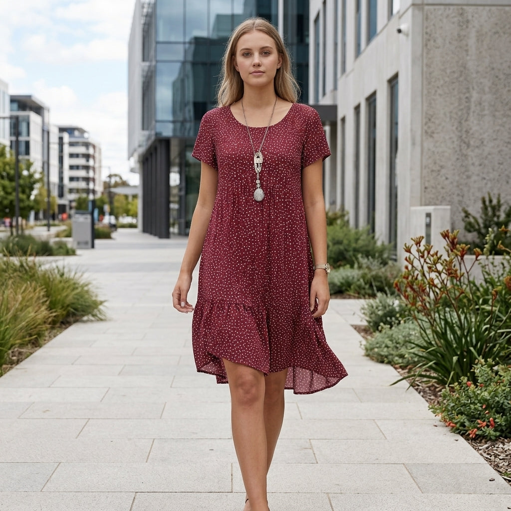 Freya | Women's Summer Dress with Tummy-Smoothing Fit