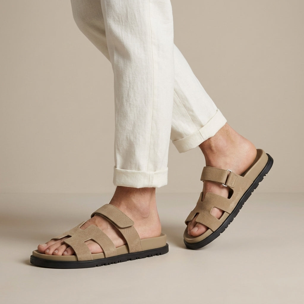 Noah | Men's Sandals – Leather Summer Slides