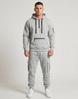 Angus | Men's Tracksuit – Hoodie & Cargo Joggers with Adjustable Hood