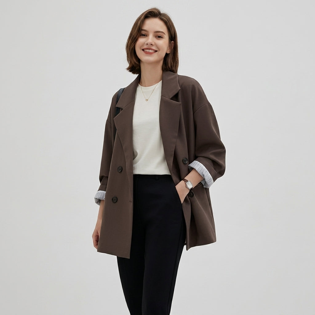 Romy | Oversized Double-Breasted Women's Blazer