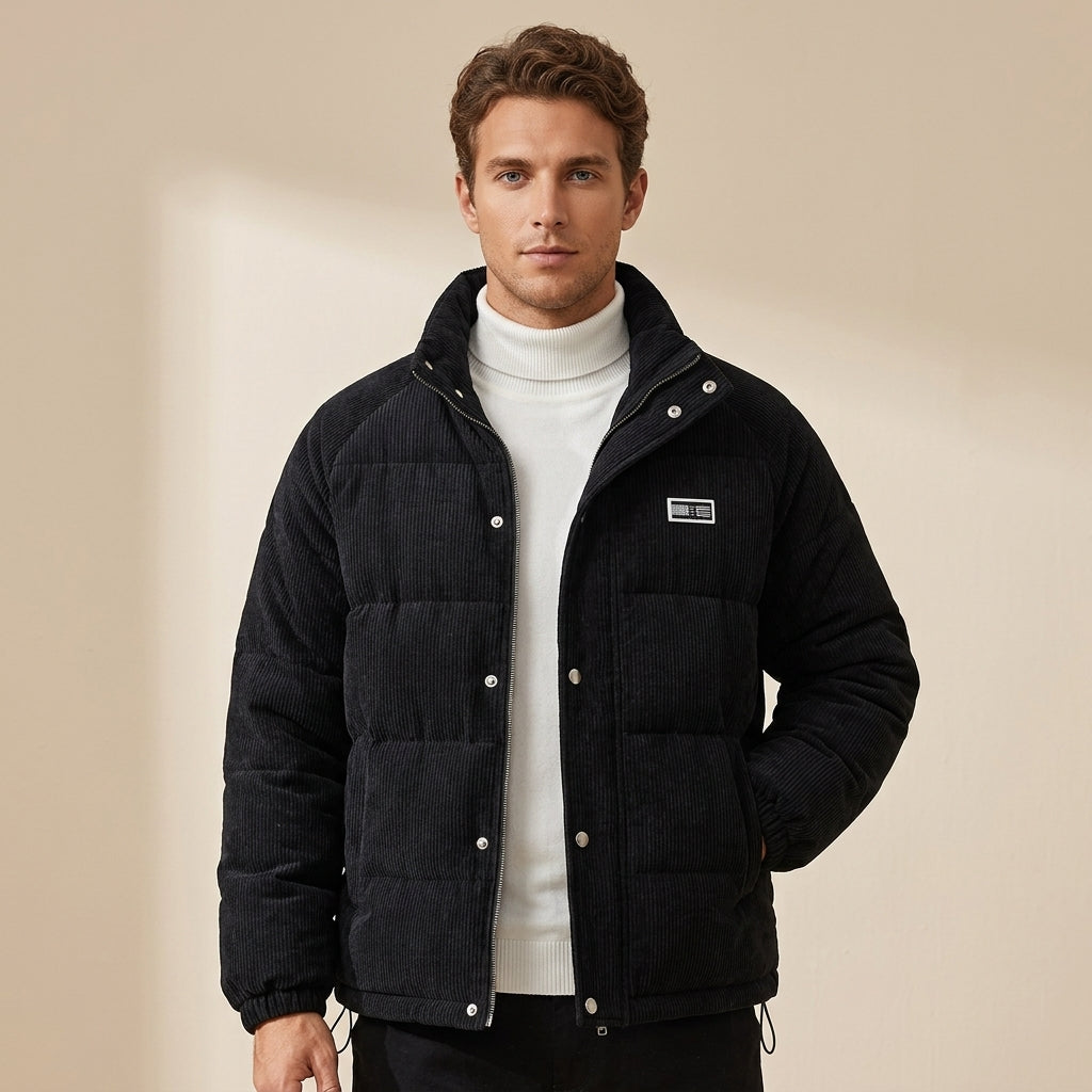 Marlow | Warm Men’s Jacket with Textured Comfort