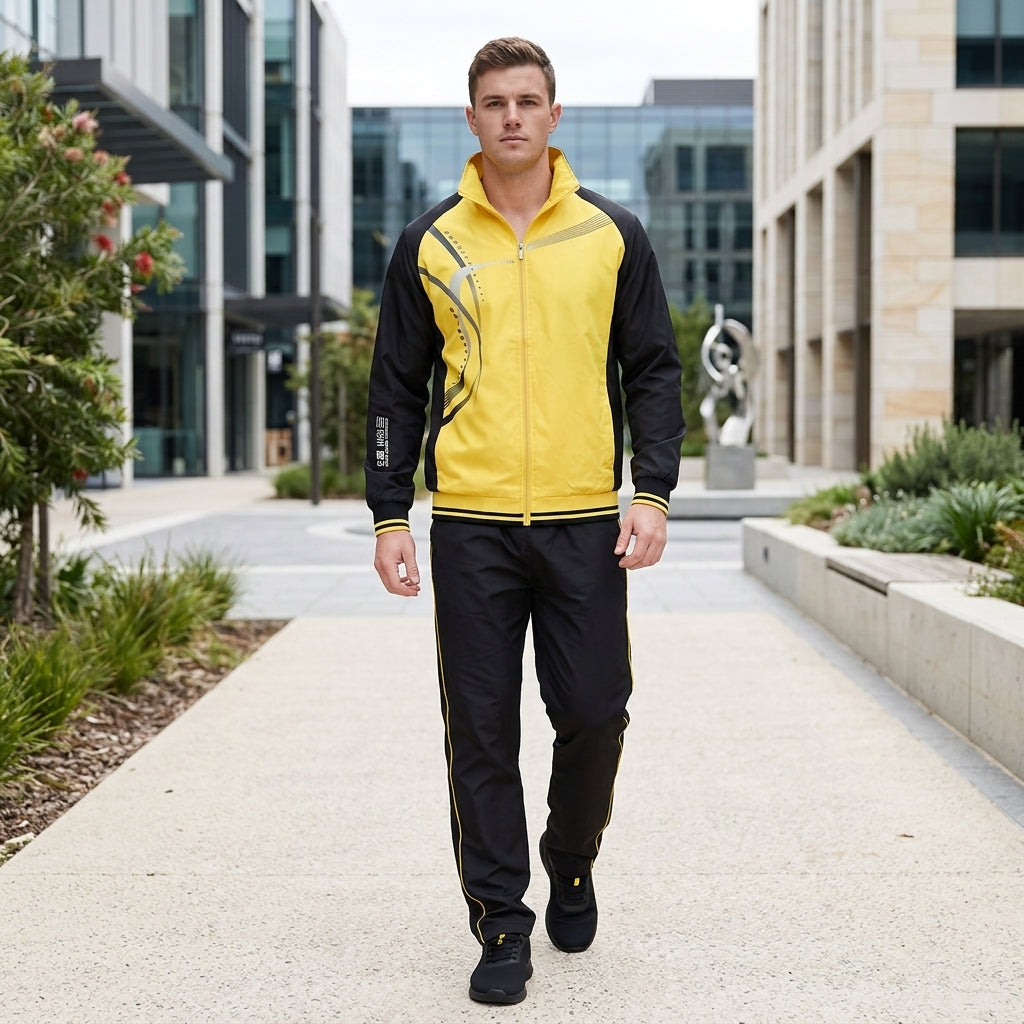 Thomas | Men's Tracksuit – Zip Jacket &amp; Elastic-Waistband Trousers for Sport &amp; Leisure