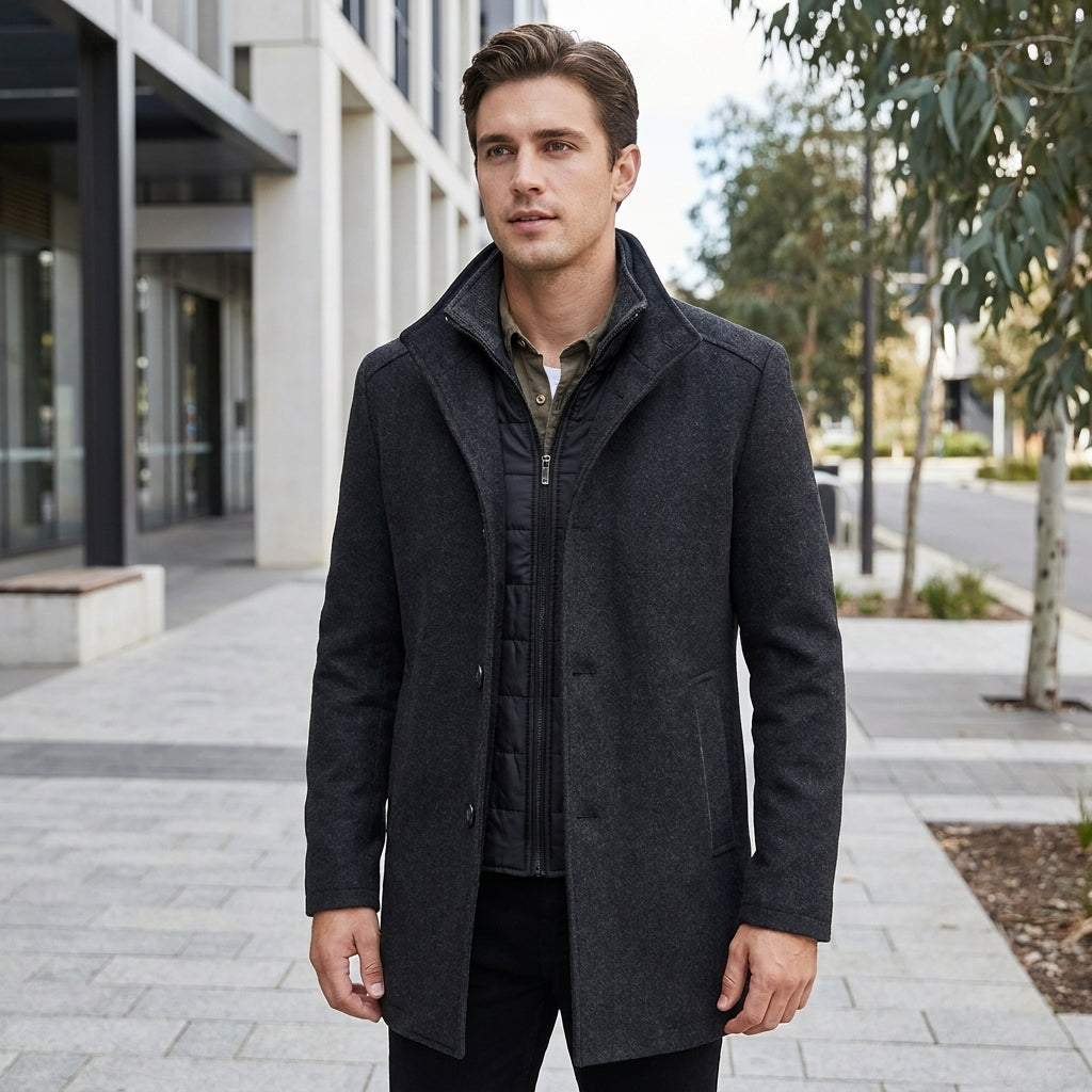 Lachlan | Men's Coat with Cold-Weather Warmth