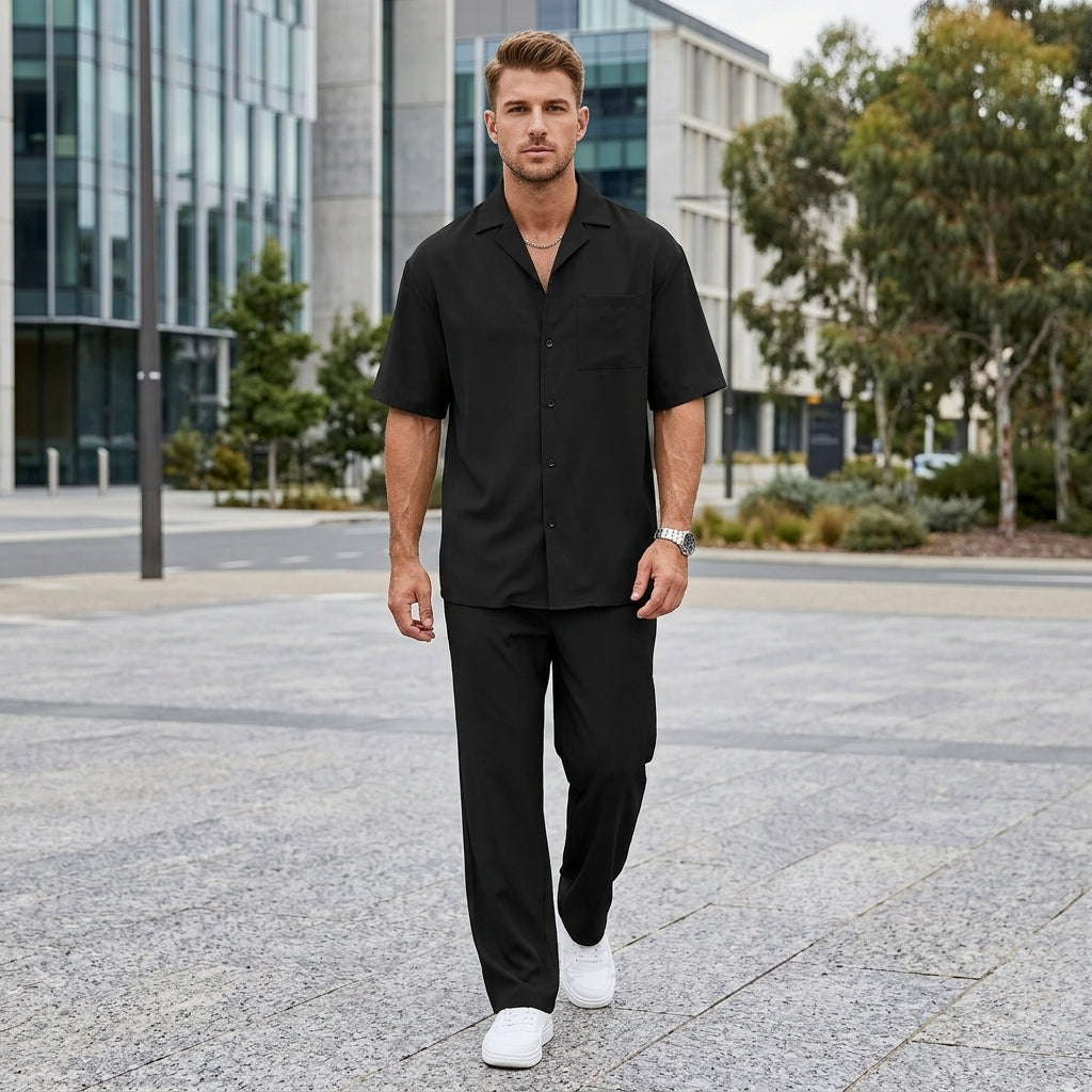 Kieran | Kurzarm-Herren-Set für den Alltagsstil