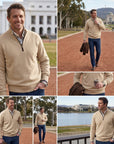 Zayne | Half Zip Men's Sweater for Versatile Wear