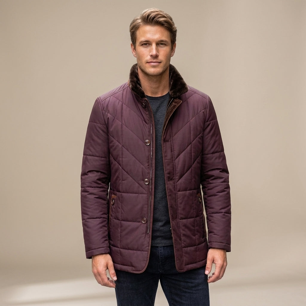 Archer | Men's Coat for Elegant Quilted Design