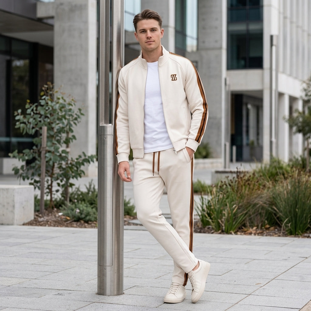 Jack | Men's Tracksuit – Zip-Up Jacket &amp; Elastic-Waist Trousers for Sport &amp; Leisure