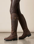 Harper | Women's Knee High Boots – Buckle Strap Riding Style