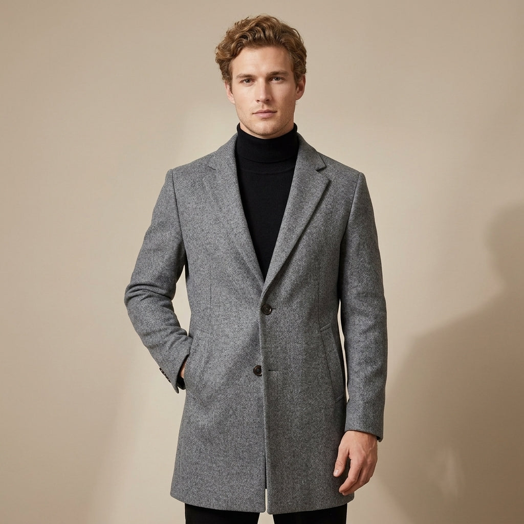 Darcy | Wool Men's Coat for Winter Warmth