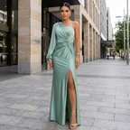 Chloe | Long Sleeve Maxi Dress with Sleeves