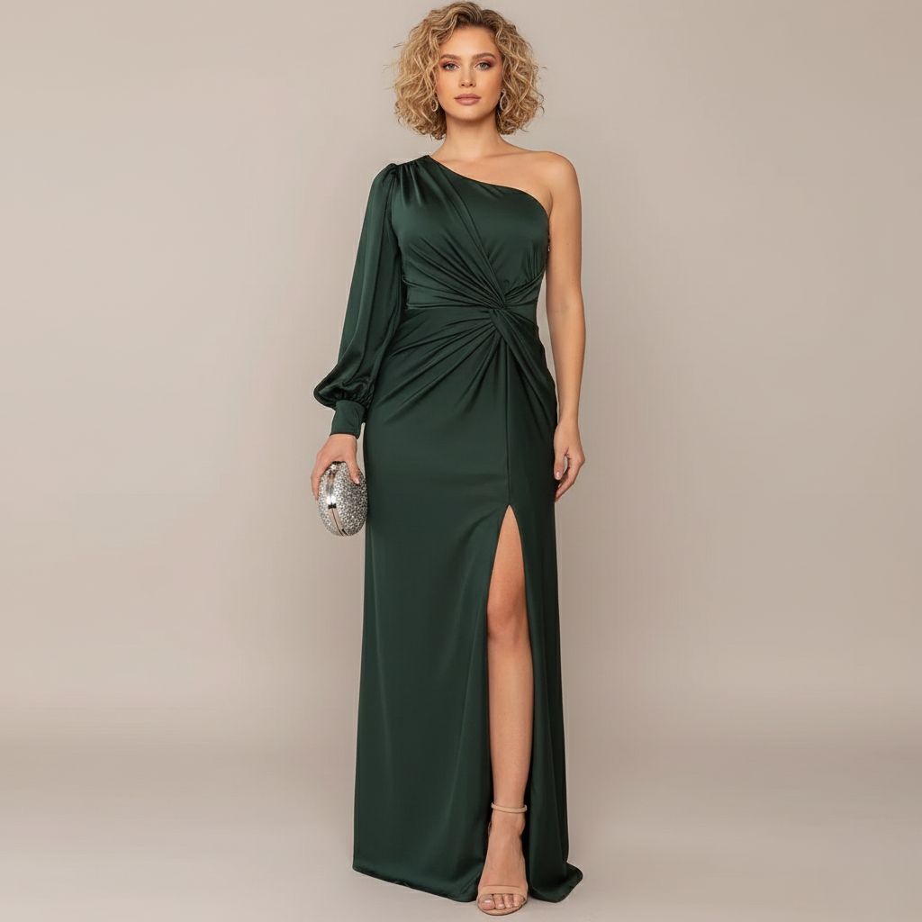 Chloe | Long Sleeve Maxi Dress with Sleeves