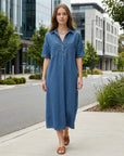 Sienna | Denim Dress with Casual Elegance