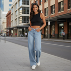 Olivia | High Waisted Wide Leg Jeans Women