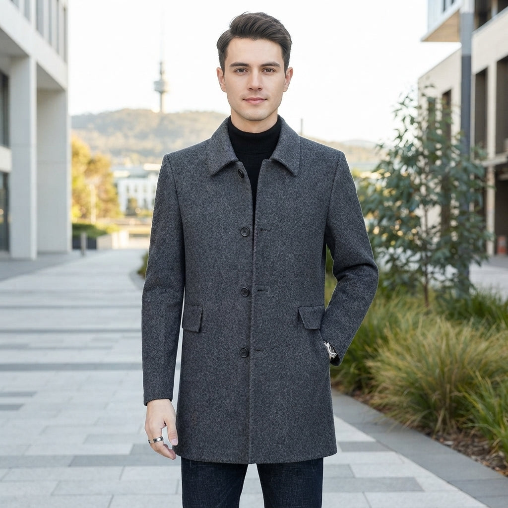 Noah | Men's Coat with Tailored Sophistication