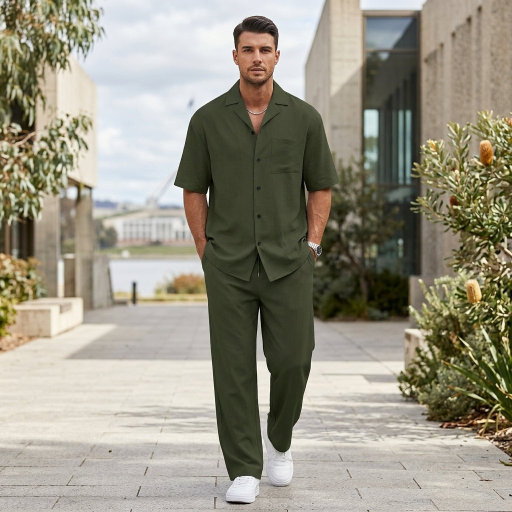 Kieran | Kurzarm-Herren-Set für den Alltagsstil