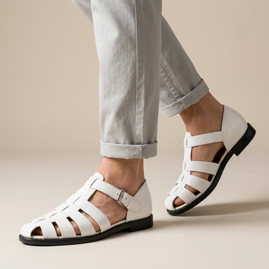 Oliver | Men's Sandals – Leather Summer Style