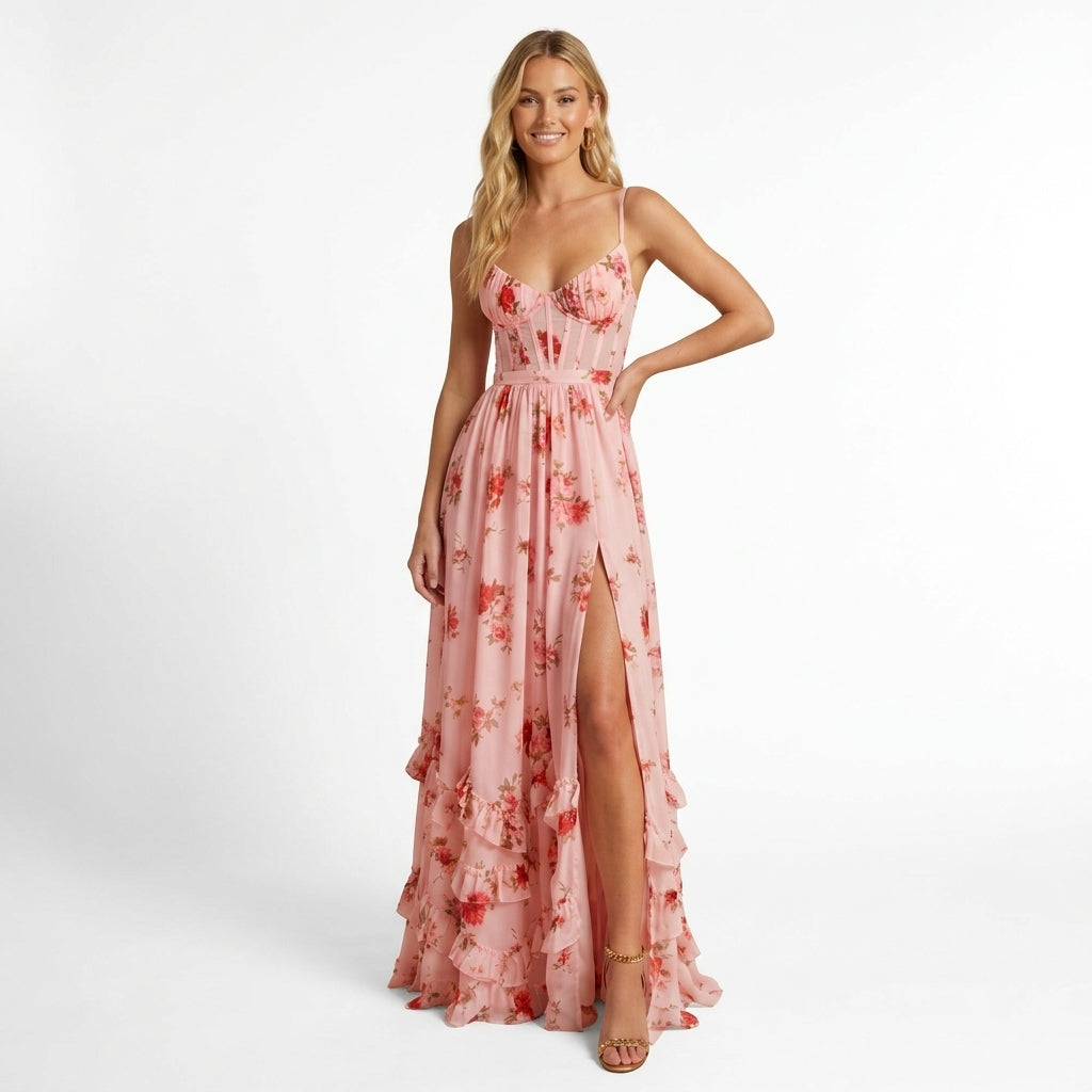 Indie | Floral Maxi Dress for Summer Style