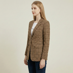 Sloane | Chic Checked Blazer with Lapels