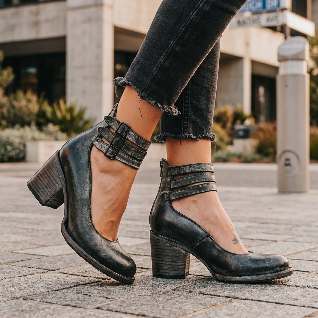 Danica | Women’s Sandals with Elegant Block Heel Design