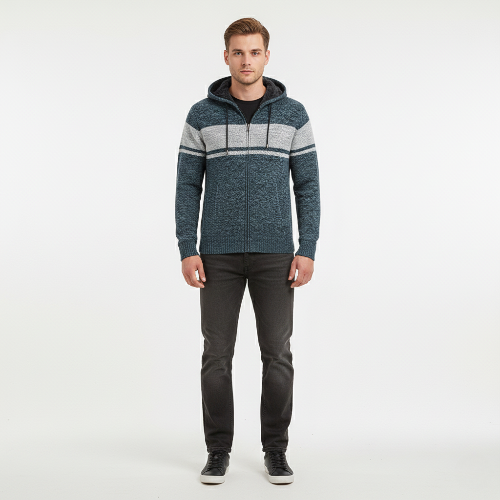 Jack | Cozy Knit Hoodie for Men